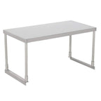Thumbnail image #1 for Hakka Brothers Corp Hakka food processing SOS4-1436 Stainless Steel Overshelf Deck Prep Table, 36"L x 16"W x 18"H, 18 Gauge 430