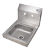 Thumbnail image #4 for John Boos Pro-Bowl Wall-Mount Stainless Steel Hand Sink with 9 x 9 x 5-Inch Bowl