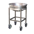 Thumbnail image #1 for SPG International Kelmax 4J0274 Mixing Bowl Dolly, 19-Inch Ring, 30-Inch Height, Stainless Steel, 800-Lb. Capacity