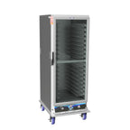 Thumbnail image #1 for Lockwood CA71-PFIN-CD-R-HH Mobile Insulated Heated Holding Cabinet, Full Height, Clear Right-Hinged Door, Aluminum
