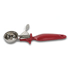 Thumbnail image #1 for Concasse MCPP24 Solid Disher/Portioner, 1-1/3 oz, 24 in Handle, Red, Stainless Steel with Plastic Handle Case of 72