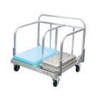 Thumbnail image #2 for New Age Industrial 51702 Universal Sheet Pan & Steam Table Pan Dolly, Aluminum, 600 lb Capacity, Holds 18"x26" & 12"x20" Pans