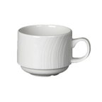 Thumbnail image #1 for Steelite International Steelite DIstinction, Spyro 9032C993 3 oz Stack Cup, Alumina Vitrified China Case of 3 Dozen