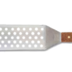 Thumbnail image #1 for Alegacy Foodservice Products 219P Perforated Stainless Steel Turner, 8 x 3-Inch Blade, Hardwood Handle Case of 12