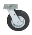 Thumbnail image #1 for Metro MBQ-8AIR 8-Inch Semi-Pneumatic Shelf Caster Set of 4 with 2 Rigid and 2 Swivel Casters with Brakes