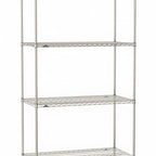 Thumbnail image #1 for Metro Super Erecta SE-1872S-86-S4 Stationary Starter Wire Shelving Unit, 72"W x 18"D x 86"H, 600 lb. capacity per shelf, 2000 lb. capacity per unit