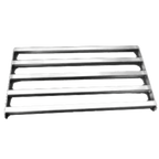 Thumbnail image #1 for Winholt Equipment SCAS-2460-3-AU Cantilevered Tubular Aluminum Add-On Shelving Unit, 3 Shelves, 24" D x 60" W x 72" H