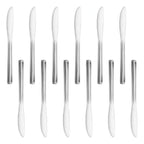 Thumbnail image #2 for New Star Foodservice Inc. 58802 Dinner Knife, 18/0 Stainless Steel, Solid Handle, Dominion Pattern Case of 24 Dozen