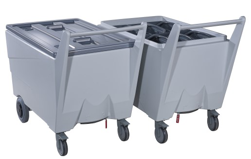 Product image #4 for ITV Ice Makers EC-250 247-lb Polyethylene Ice Caddy with Cover and Drainage System
