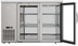 Thumbnail image #11 for KoolMore 47-Inch Stainless Steel Two-Section Back Bar Cooler with 2 Glass Swing Doors