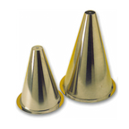 Thumbnail image #2 for Matfer Bourgeat 340466 Croquembouche Pastry Cone, 11-7/8" Diameter x 19-5/8"H, Seamless, Hollow, Stainless Steel