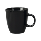Thumbnail image #1 for International Tableware Cancun 81950-05 Ceramic Mocha Mug, 17 oz., Black, With Handle Case of 3 Dozen