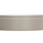 Thumbnail image #1 for Cal-Mil 24129-10-102 Round Melamine Bento Box, Ash, 10.5 in Diameter x 3 in H Case of 6