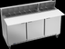 Thumbnail image #6 for Beverage-Air 72-Inch Three-Section Sandwich Prep Table Refrigerated Counter with 17-Inch Cutting Board and 18-Pan Opening