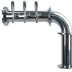 Thumbnail image #5 for Micro Matic USA TT-L-3KR-11 L-Style 3-Faucet Countertop Glycol-Cooled Polished Stainless Steel Draft Tower
