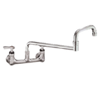 Thumbnail image #1 for Component Hardware Encore KL54-8024-SE1 Wall-Mount Commercial Faucet, 8" Centers, 24" Double-Jointed Stainless Steel Swing Spout