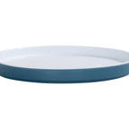 Thumbnail image #1 for Cal-Mil 24128-7-111PLATE Round Melamine Bento Sushi Plate, 7-Inch, Stone Blue Case of 3