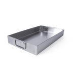 Thumbnail image #1 for G.E.T. SS9152 Rectangular Stainless Steel Serving Tray, 15" x 9" x 2"H, with Side Handles