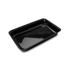 Thumbnail image #1 for Steelite Delfin, Supermarket DFBRC151010 Rectangular Acrylic Market Tray Bowl, 4 qt., Black, 15 x 10 x 2 in.