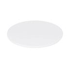 Thumbnail image #1 for G.E.T. Ona Pedestal - EGS M7PL-NW Round Flat Melamine Plate, White, 7" Diameter x 1/2"H Case of 2