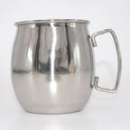 Thumbnail image #1 for Spill-Stop 12-611 Stainless Steel Moscow Mule Mug, 18 oz, Rolled Rim, Handle