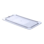 Thumbnail image #1 for CFS Brands StorPlus™ 10276U07 1/3-Size Clear Polycarbonate Flat Universal Food Pan Lid
