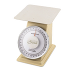 Thumbnail image #1 for Alegacy Foodservice Products 53702 Heavy-Duty Countertop Dial Portion Control Scale, Fixed 8" Dial, 9" Stainless Steel Platform, Enamel Finish