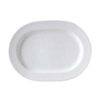 Thumbnail image #1 for Vertex China Crystal Bay CB-94 13-Inch Porcelain Oblong Platter with Embossed Rim and Polished Foot 1 Dozen