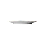 Thumbnail image #2 for Steelite International Folio, Porcelain 62584FP812 9" Round Porcelain Rim Plate, Scalloped Edge, Adelina Triple Line Blue Case of 2 Dozen