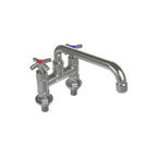 Thumbnail image #1 for Tarrison Products Ltd. TP-PF4DK6C-KIT Commercial Deck-Mount Faucet, 6" Swing Spout, 4" Centers, Polished Chrome Brass