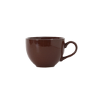 Thumbnail image #1 for Tuxton China DuraTux®© DMF-1201 12 oz Ceramic Cappuccino Cup, Mahogany, 4" Diameter x 2-7/8"H Case of 2 Dozen