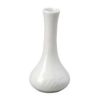 Thumbnail image #1 for Vertex China Sausalito SAU-BV-M China Bud Vase, 4-1/2"H, Sculpted Lines, Mango Case of 4 Dozen