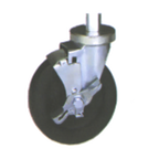 Thumbnail image #1 for SPG International Amco AC5B Stem Caster, Swivel with Brake, 6" Diameter, Steel Wheel Tread, 450 lb Capacity