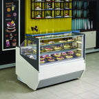 Thumbnail image #2 for GTI Designs AG Series AG-2250PH Refrigerated Bakery/Deli Display Case, 88.78"W, 2-Tier, Straight Glass, Self-Contained Refrigeration