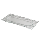 Thumbnail image #1 for Steelite International Creations, Splash 6527B570 Rectangular Glass Platter, 10.5" x 4.5"
