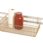 Thumbnail image #1 for SPG International Iss GB12246E Wall-Mounted Grid Basket, 12 x 24 x 6 in, Grey Finish, NSF