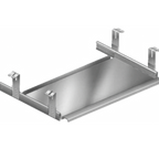 Thumbnail image #1 for Eagle Group KBD-1/SS Table-Mount Stainless Steel Keyboard Station, 20.5" W x 11.5" D