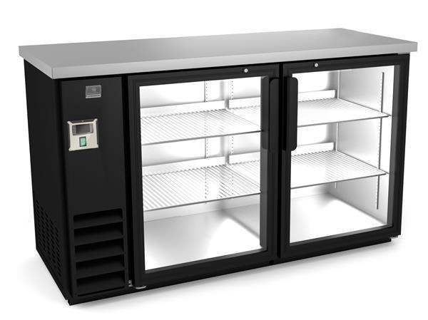 Product image #5 for Kelvinator Commercial 61-Inch Two-Door Back Bar Cooler with Glass Doors