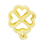 Thumbnail image #1 for Arcobaleno Pasta Equipment AEX18 & AEX20#601 Bronze Pasta Extruder Die, 24 mm Height, Four-Leaf Clover Shape