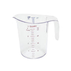 Thumbnail image #1 for CAC China MCBK-100 1 Qt Polycarbonate Measuring Cup with Thumb-Grip Handle, Metric & Imperial Graduations Case of 36