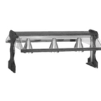 Thumbnail image #1 for Eagle Group Tuffak DSG-3 48-Inch Countertop Double-Sided Buffet Breath Guard with Fixed Acrylic Shield and Wood Trim