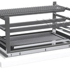 Thumbnail image #1 for Kopa Grilling Solutions KOPA ROBATA 90D Drop-In Robata Charcoal Grill, 35.43"W, Stainless Steel, 680W, 240V