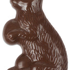 Thumbnail image #2 for JB Prince K836 Chocolate Mold, 2-Piece Rabbit with Basket, Rigid Opaque Polycarbonate, 7-1/2"H