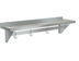 Thumbnail image #4 for 48 Inch Wall-Mounted Stainless Steel Shelf with Pot Rack and Removable Hooks