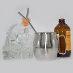 Thumbnail image #2 for Spill-Stop 12-611 Stainless Steel Moscow Mule Mug, 18 oz, Rolled Rim, Handle