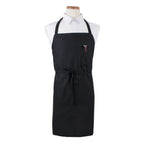 Thumbnail image #1 for Chef Revival CLBIABK-1 Bib Apron, 32" x 32-1/2" Long, Cotton/Poly Blend, Black, Pen Pocket
