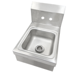 Thumbnail image #1 for IMC/Teddy CSW9-2SX Wall-Mounted Space-Saver Hand Sink, 12 x 14-1/2 in, Faucet Mounting, 4 in OC Splash