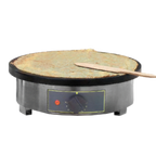 Thumbnail image #1 for Equipex LLC Roller Grill 400FE Single Crepe Maker with 15-3/4" Enamel-Coated Cast Iron Plate and Thermostatic Control