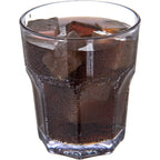 Thumbnail image #1 for Dinex Louis DX581207 12 oz Clear Ribbed SAN Plastic Tumbler
