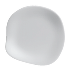 Thumbnail image #1 for Steelite International Delfin, Marisol White 7008DD027 Melamine B&B Plate, 5.5", White, Free Form 1 Dozen